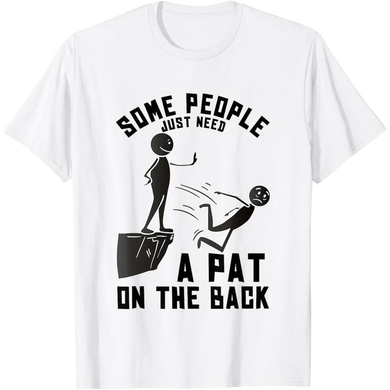 Pat On The Back Funny Adult Sarcastic Design T-Shirt made in usa Hoodie Sweatshirt | PrintMintTees.com