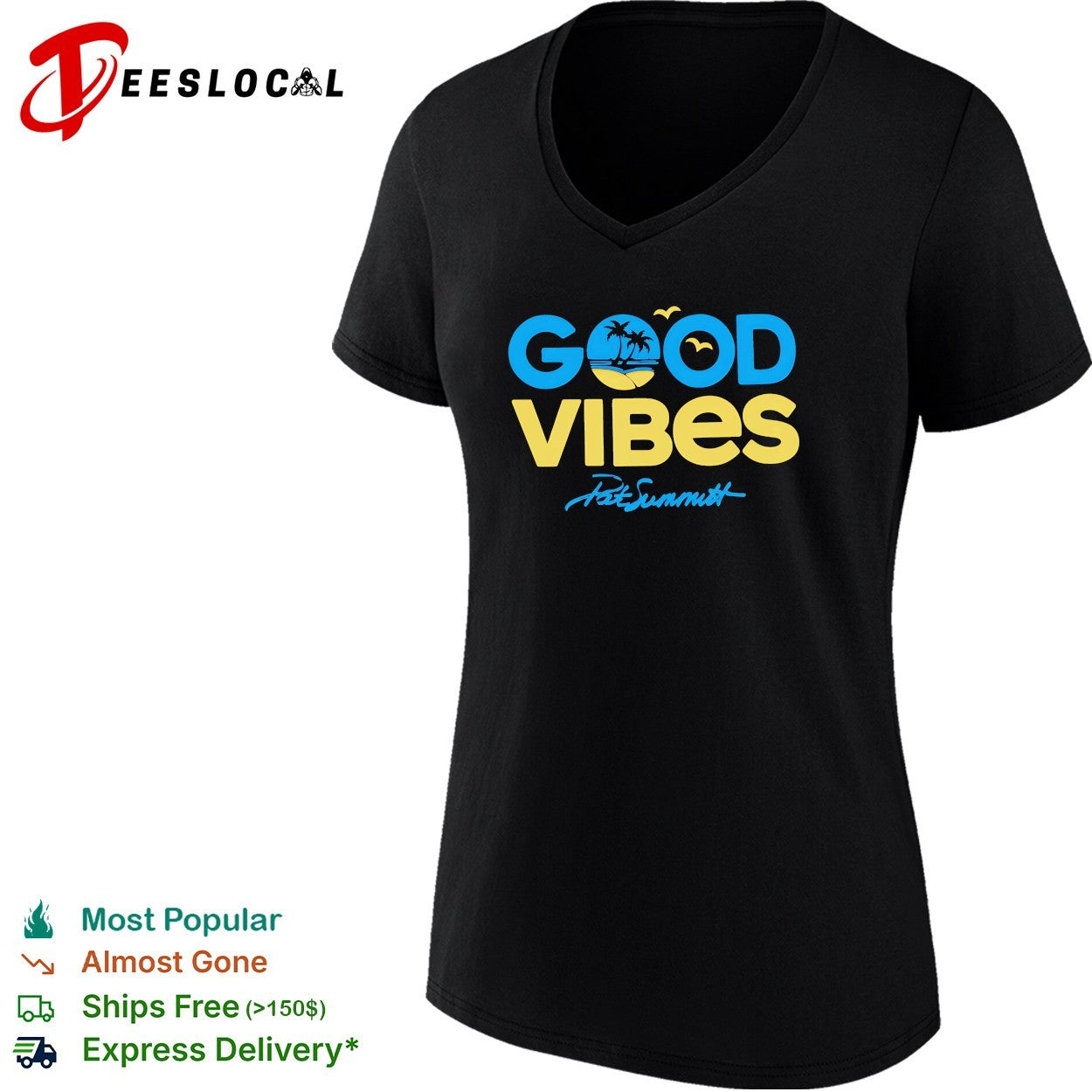 Pat Summitt Mindset Good Vibes retro shirt