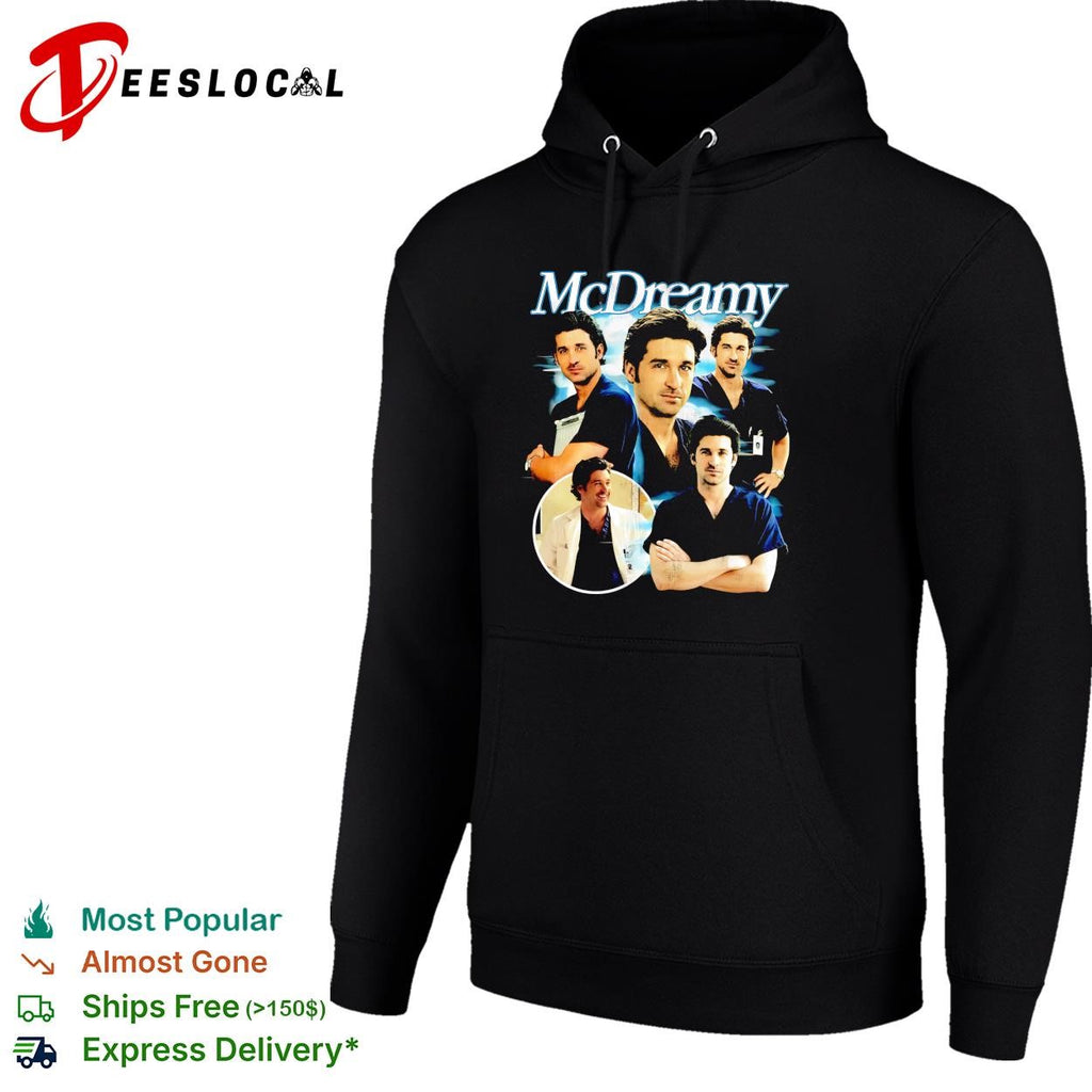 Patrick Dempsey McDreamy doctor portraits shirt