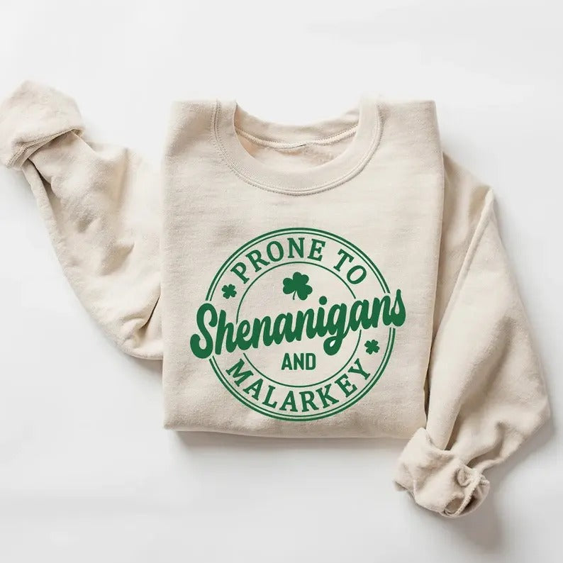 Patrick's Day Shenanigans Sweatshirt and Hoodie, T-Shirt | PrintMintTees.com