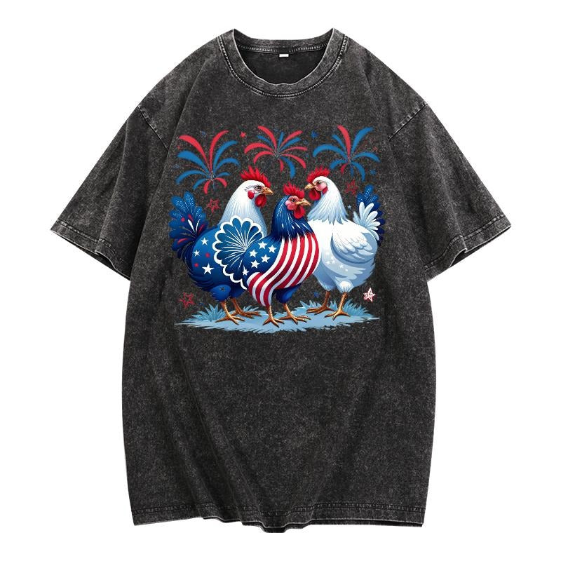 Patriotic - Themed Washed T