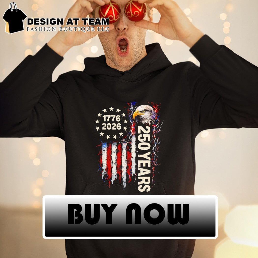 Patriotic Bald Eagle USA 250th Anniversary 1776-2026 shirt