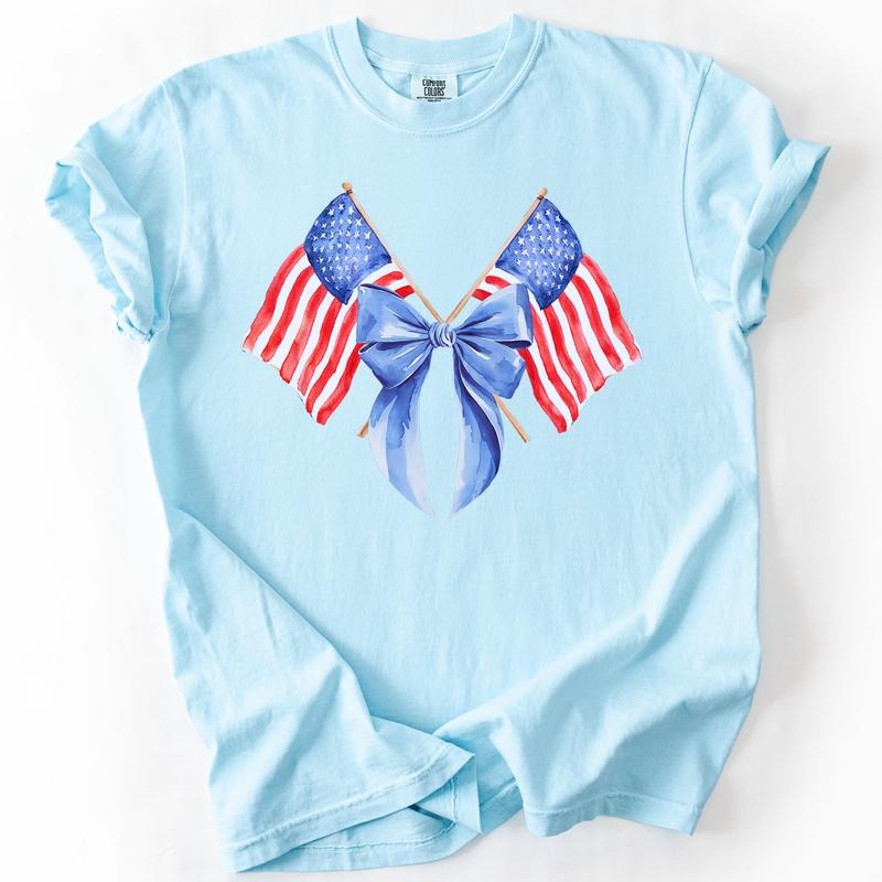 Patriotic Coquette Flags America USA Fourth July Comfort Colors Comfort Colors Shirt Hoodie Sweatshirt