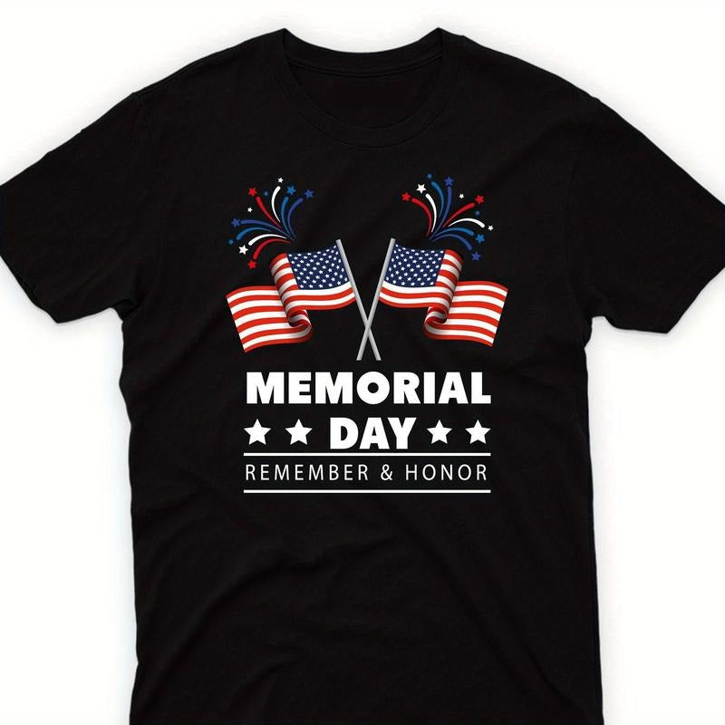 Patriotic Memorial Day T-Shirt for Men, Women, and Youngsters