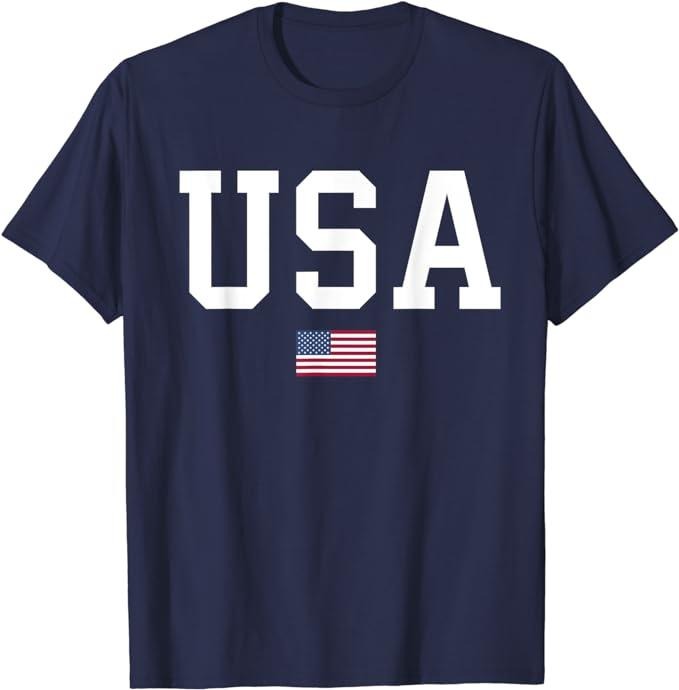 Patriotic Shirts For Men, USA Patriotic American Flag July 4th T-Shirt Menswear Top Casual Cotton Basic Fashion Hoodie...