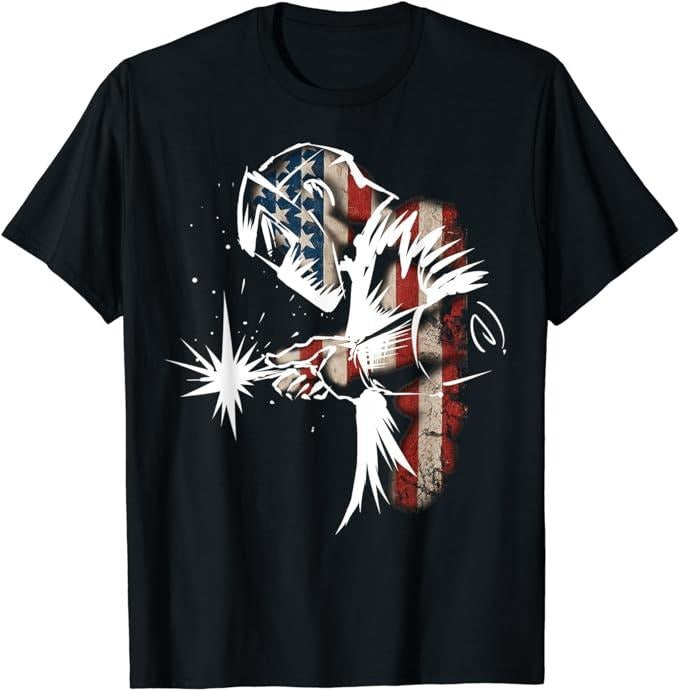 Patriotic Shirts USA Patriotic Welder Menswear Casual Cotton Top T-Shirts, Hoodie, Sweatshirt