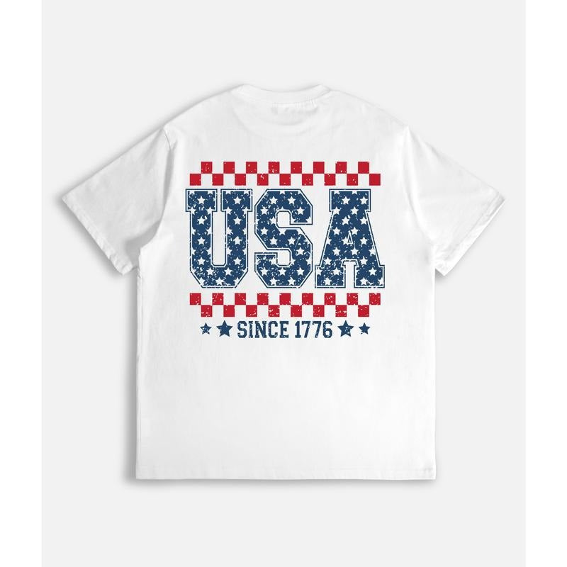 Patriotic USA T - Shirt: Commemorate American Independence Since 1776 style 02 Hoodie Sweatshirt | PrintMintTees.com