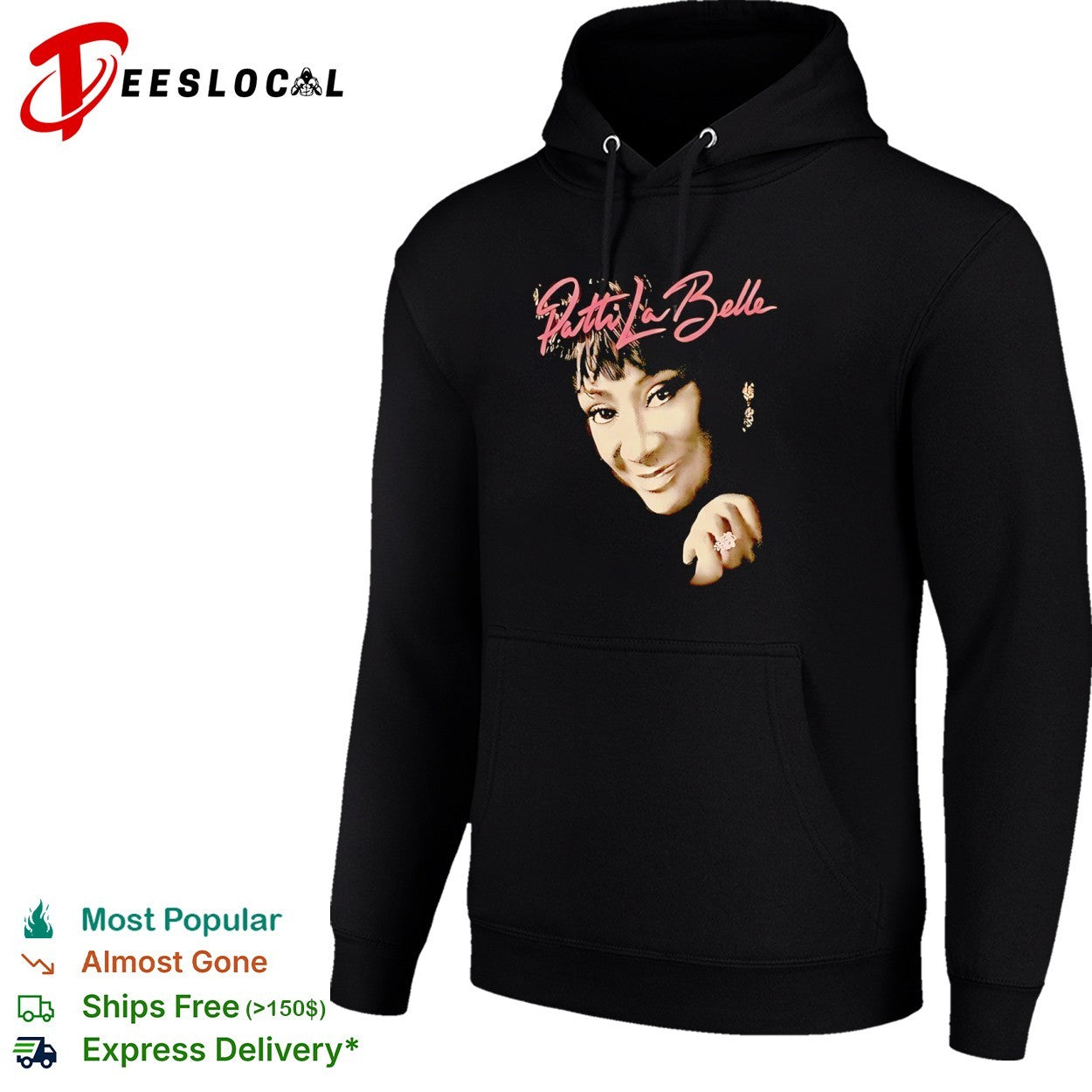 Patti LaBelle face portrait shirt