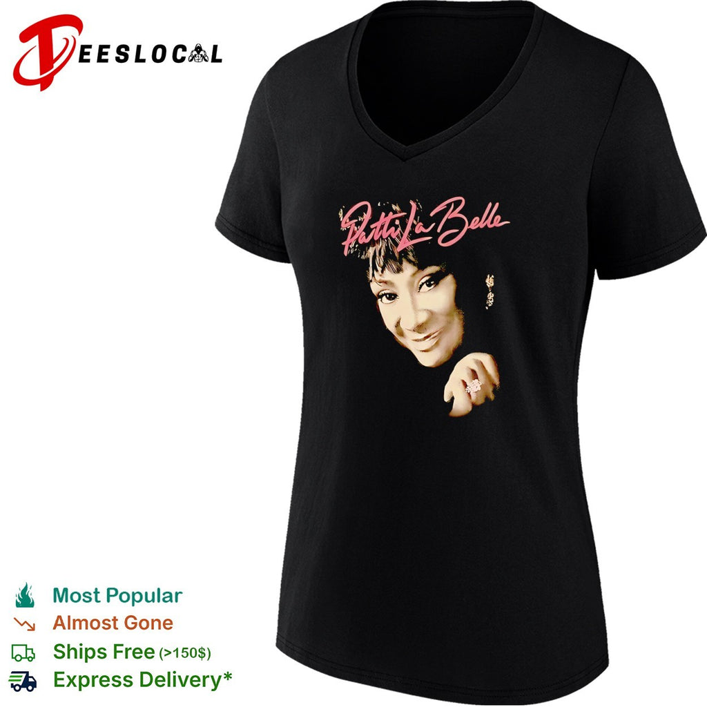 Patti LaBelle face portrait shirt