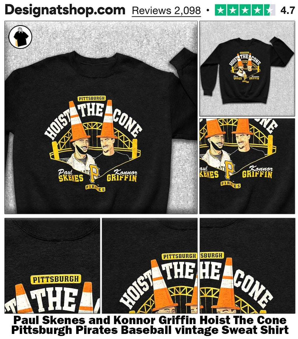 Paul Skenes and Konnor Griffin Hoist The Cone Pittsburgh Pirates Baseball vintage shirt