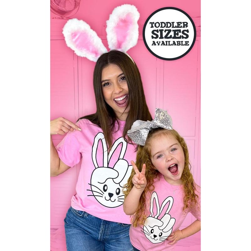 Peace Bunny T-Shirt Hoodie Sweatshirt | PrintMintTees.com