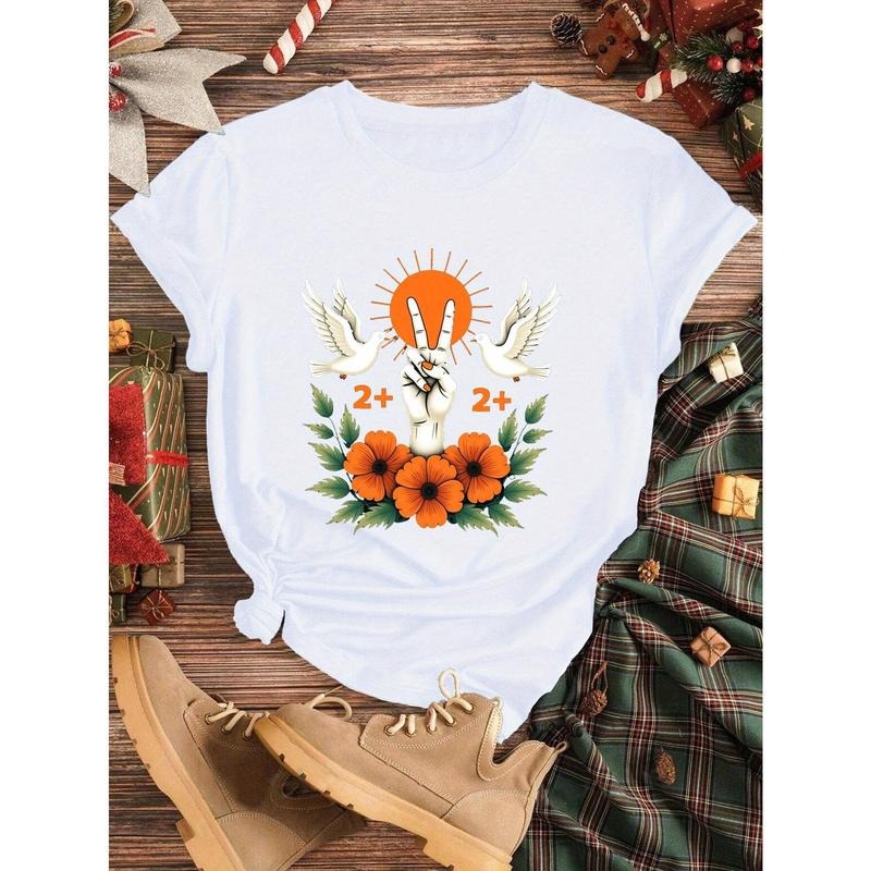 Peace Sign with Doves Women'S Comfit T-Shirt style 02 Hoodie Sweatshirt | PrintMintTees.com