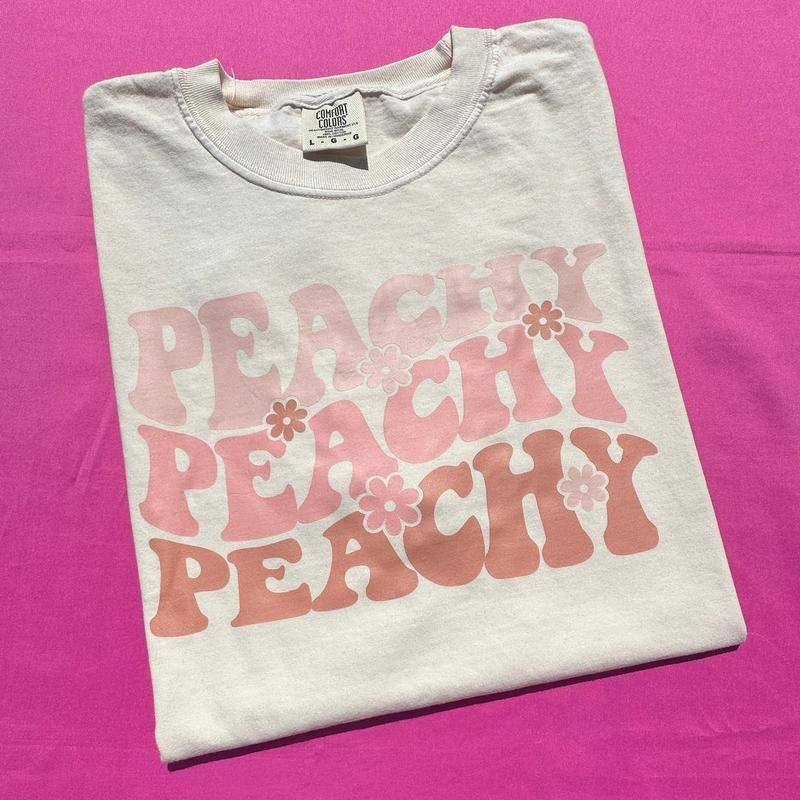 Peachy Peachy Peachy Comfort Colors 'NLB' Shirt Hoodie Sweatshirt
