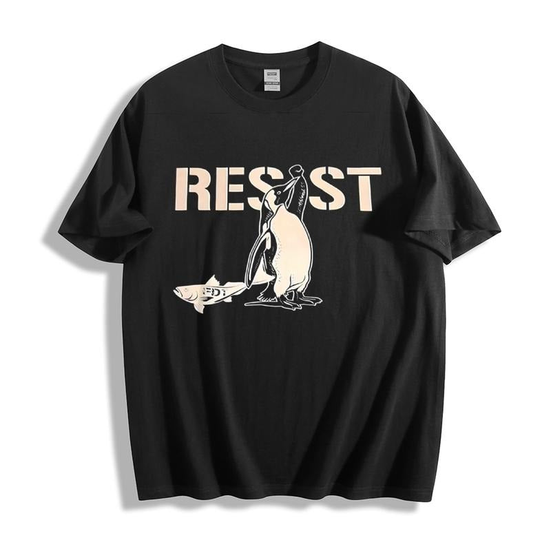 Penguins RESIST Shirt, Flippers Up Tee, Heard Island Shirt