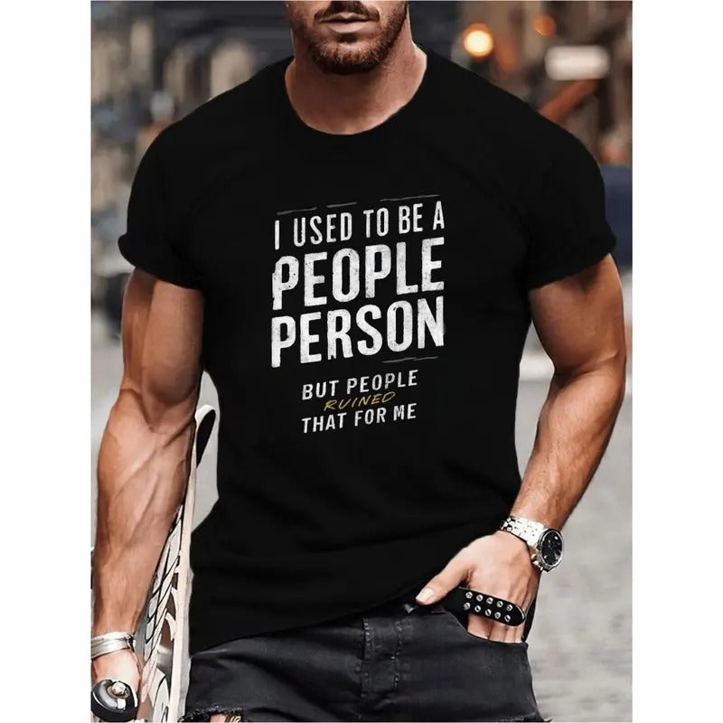 People ruin fitted men's T-shirts, don't fade after washing, absorb sweat and move freely Made in USA Hoodie Sweatshirt