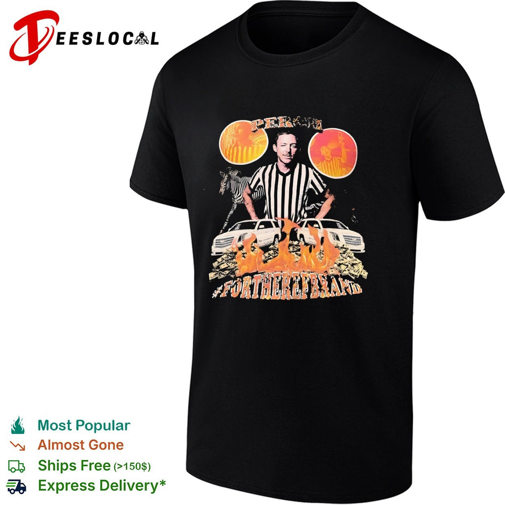 Perch Scott Foster NBA Parody Fortherefbrand Cadillac Money Fire shirt