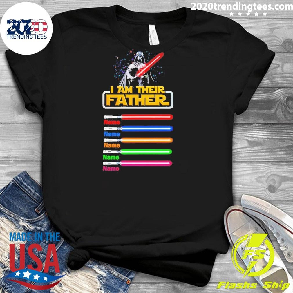 Personalized I Am Their Father Father’s Day Star Wars Shirt