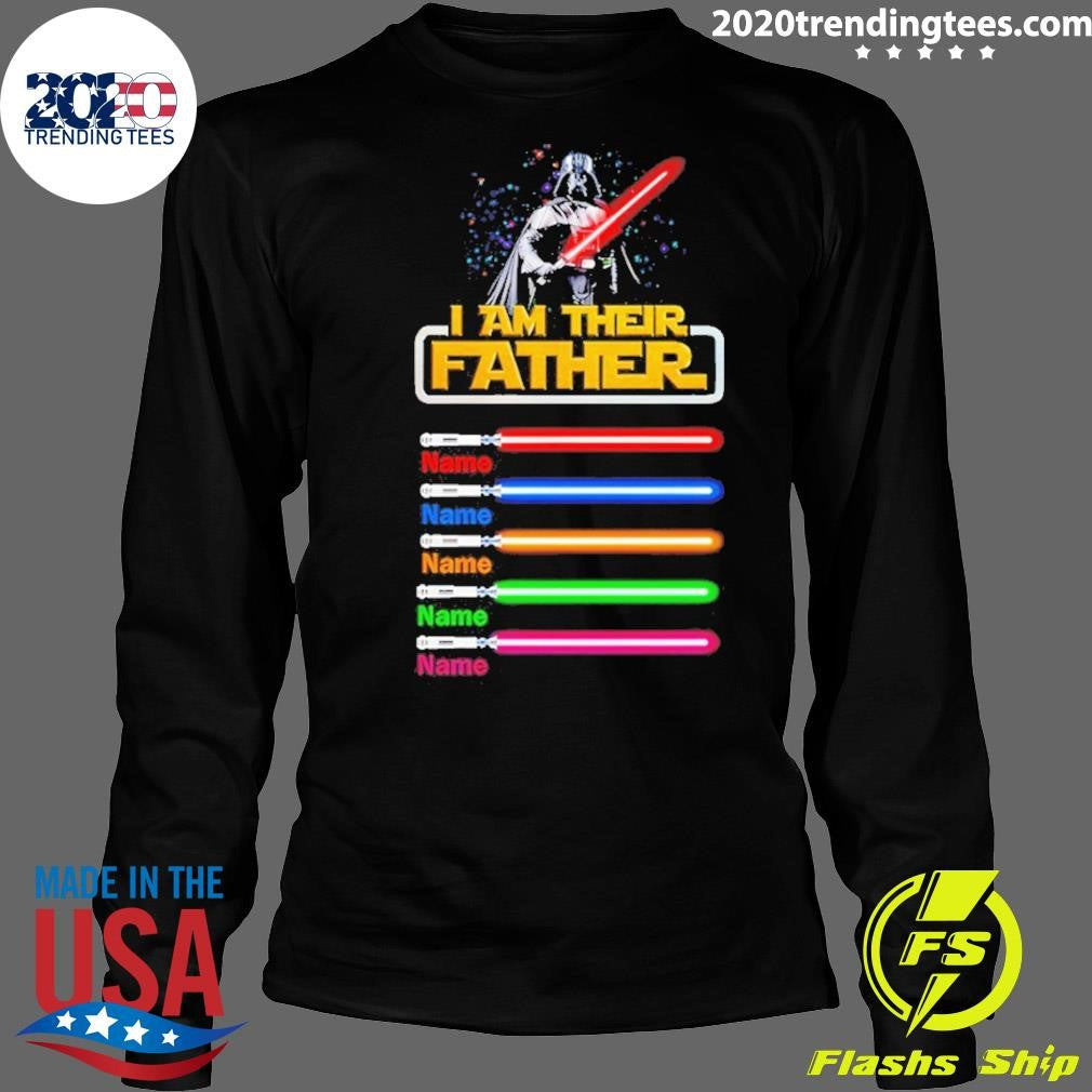 Personalized I Am Their Father Father’s Day Star Wars Shirt
