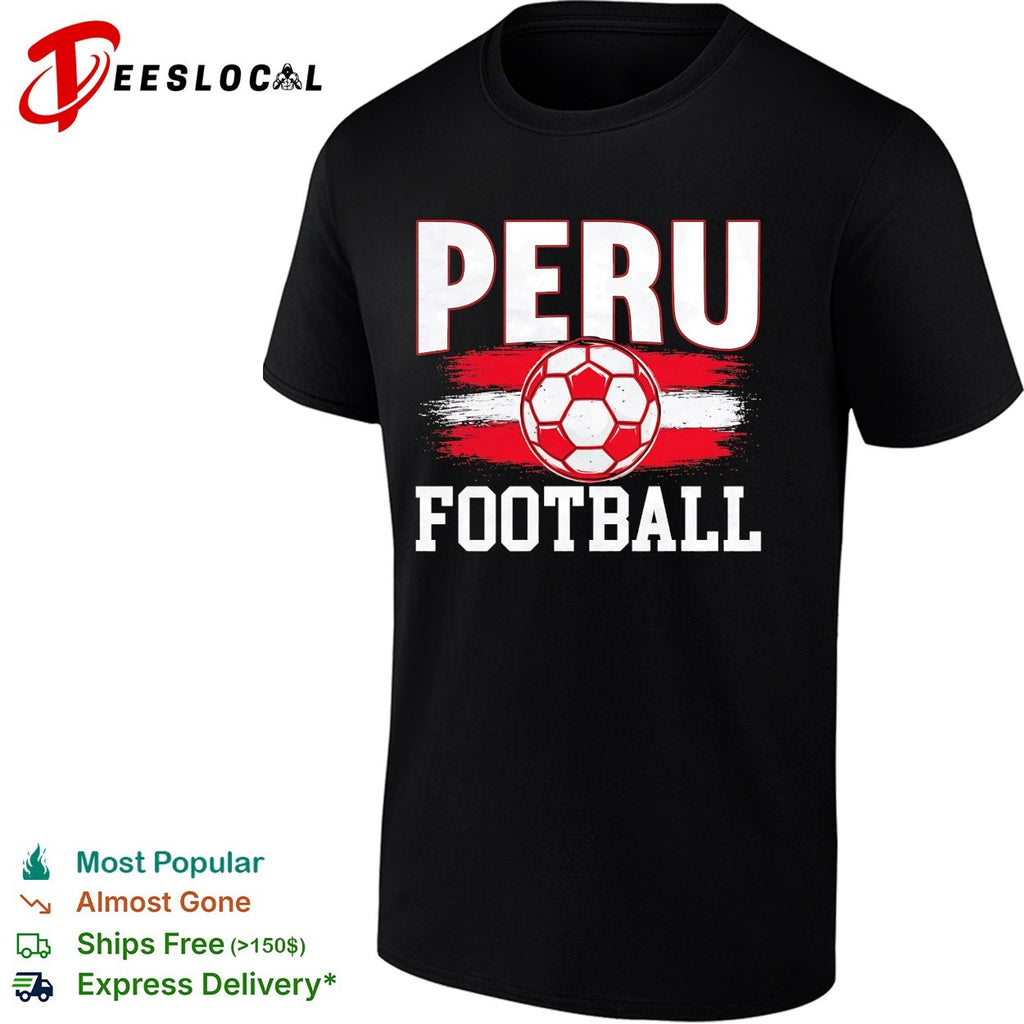 Peru football vintage soccer shirt
