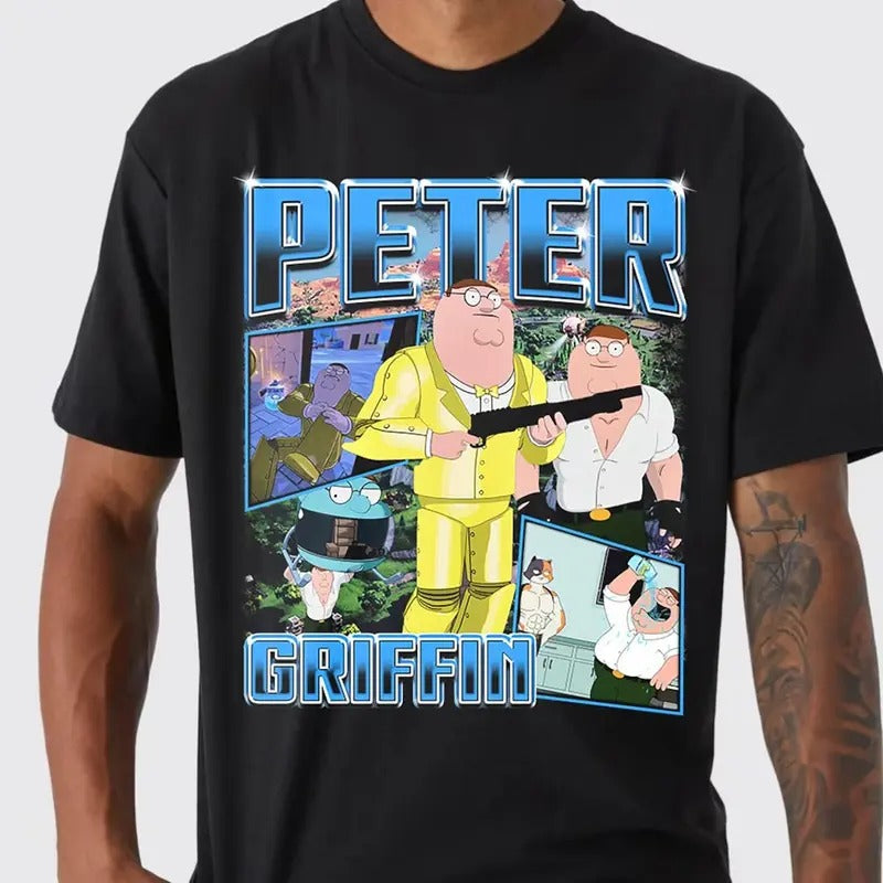 Peter Griffin shirt,Graphic Tee Menswear Top Hoodie Sweatshirt | PrintMintTees.com