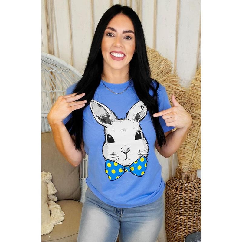 Peter The Bunny And His Blue Bowtie T-Shirt Hoodie Sweatshirt | PrintMintTees.com