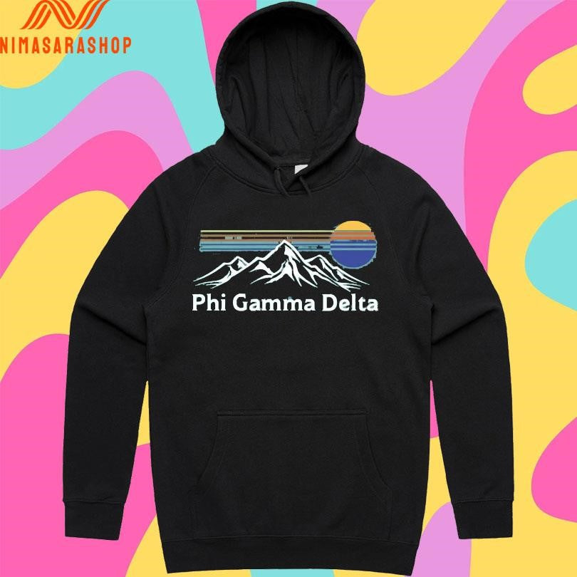 Phi Gamma Delta Fiji Retro Mountain Shirts