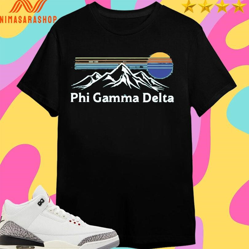 Phi Gamma Delta Fiji Retro Mountain Shirts