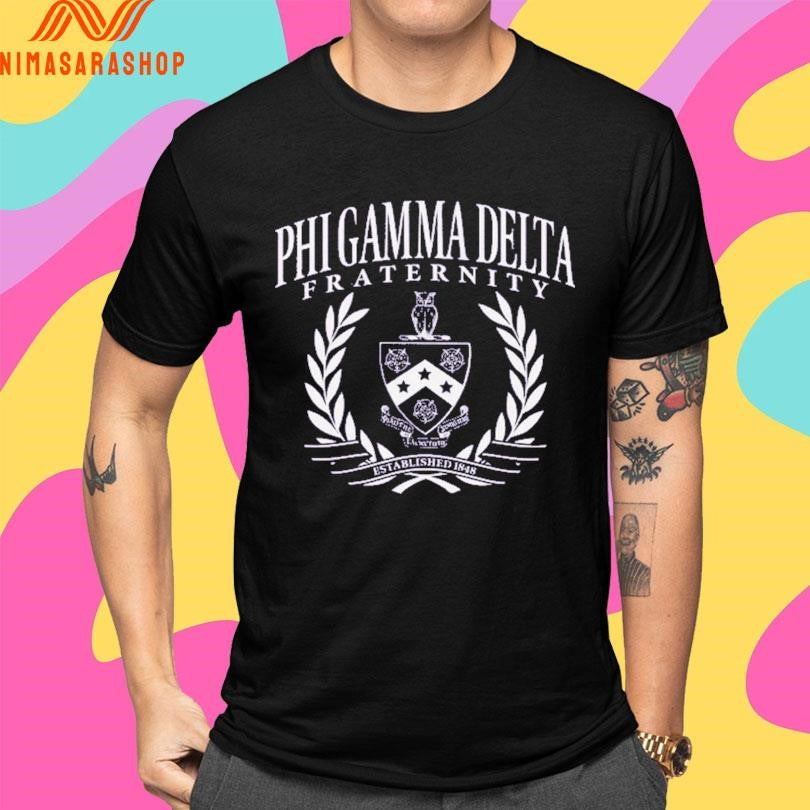 Phi Gamma Delta Fraternity Established 1848 Shirts