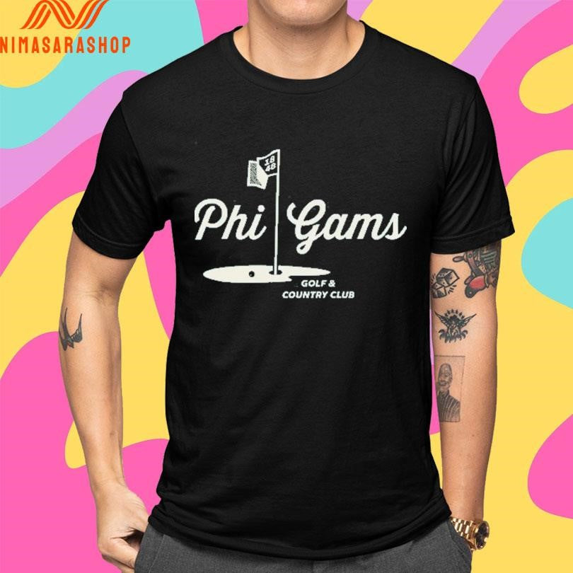 Phi Gams Golf And Country Club Shirts