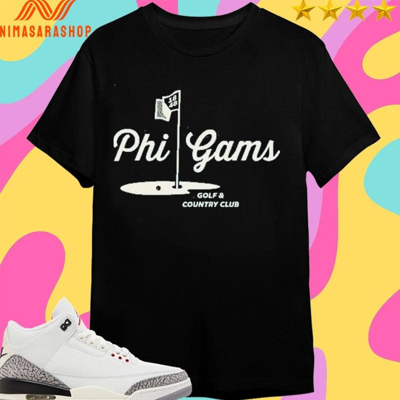 Phi Gams Golf And Country Club Shirts