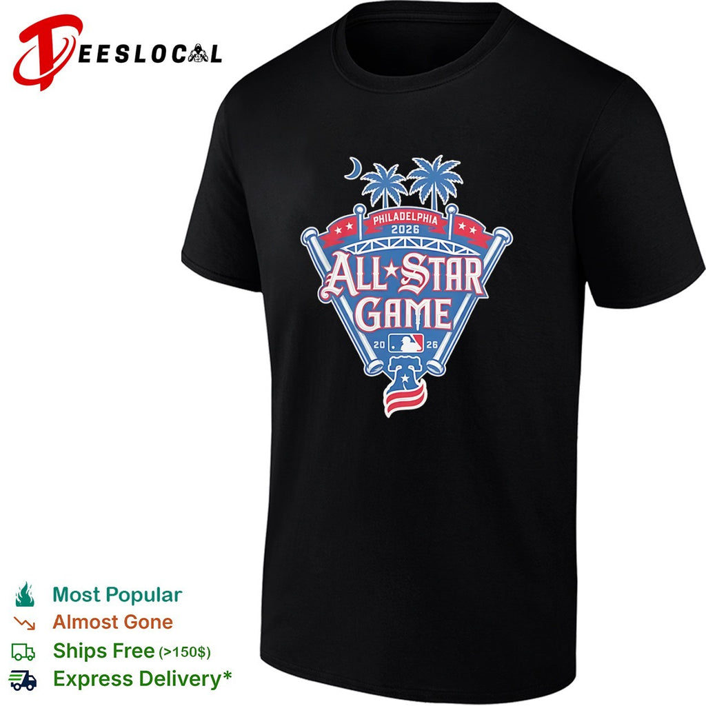 Philadelphia 2026 All Star Game MLB Baseball Liberty Bell Palm Trees Event shirt