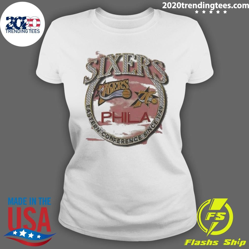 Philadelphia 76ers Hardwood Classics Crown Jewels Shirt