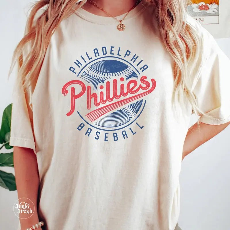 Philadelphia Baseball Shirt Phillies Gameday Shirt Philadelphia Phillies Baseball Game Day Fan Shirt Retro Phillies Fan Fan Short Sleeve Shirt Anniversary T-Shirts, Hoodie, Sweatshirt