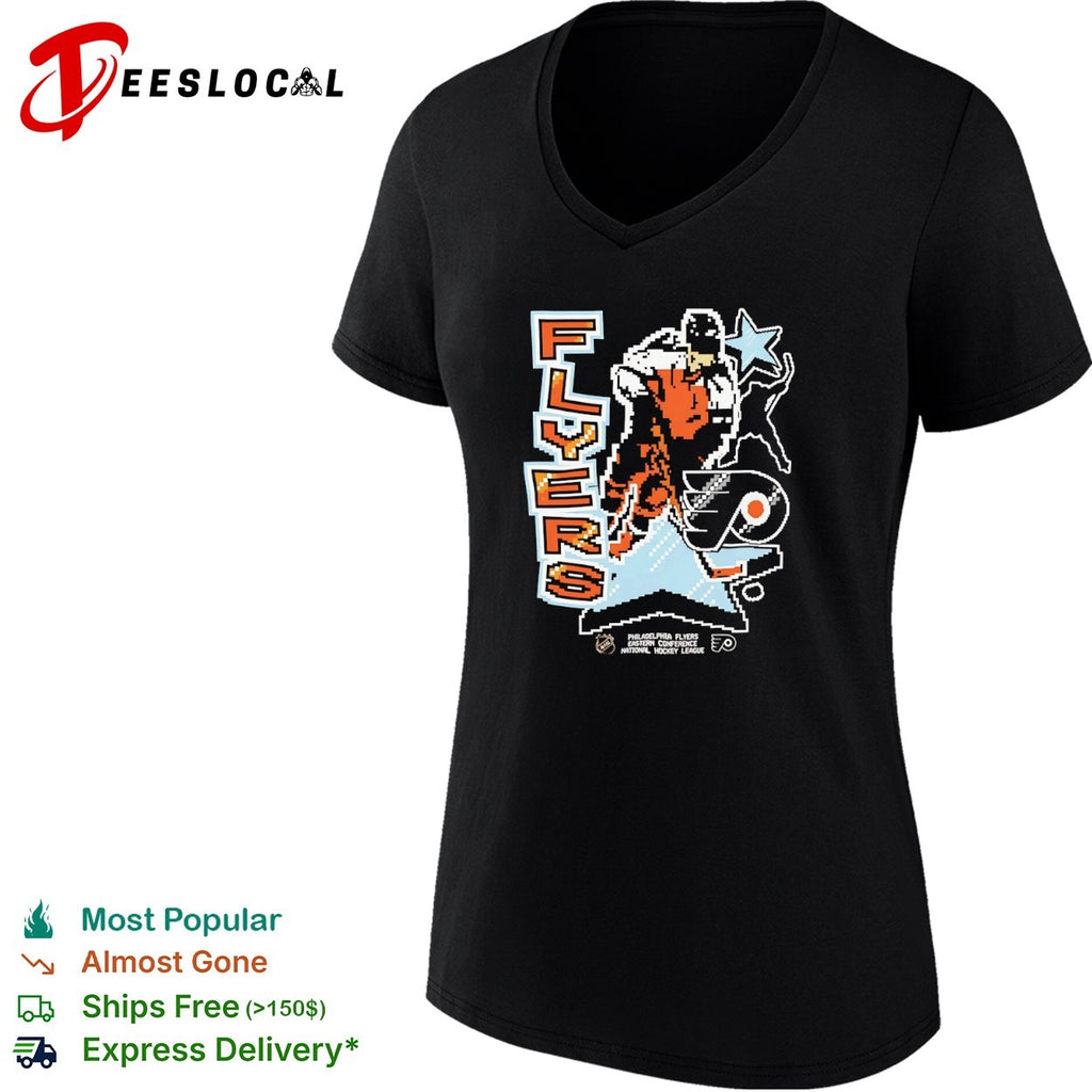 Philadelphia Flyers National Hockey League Eastern Conference Pixel shirt