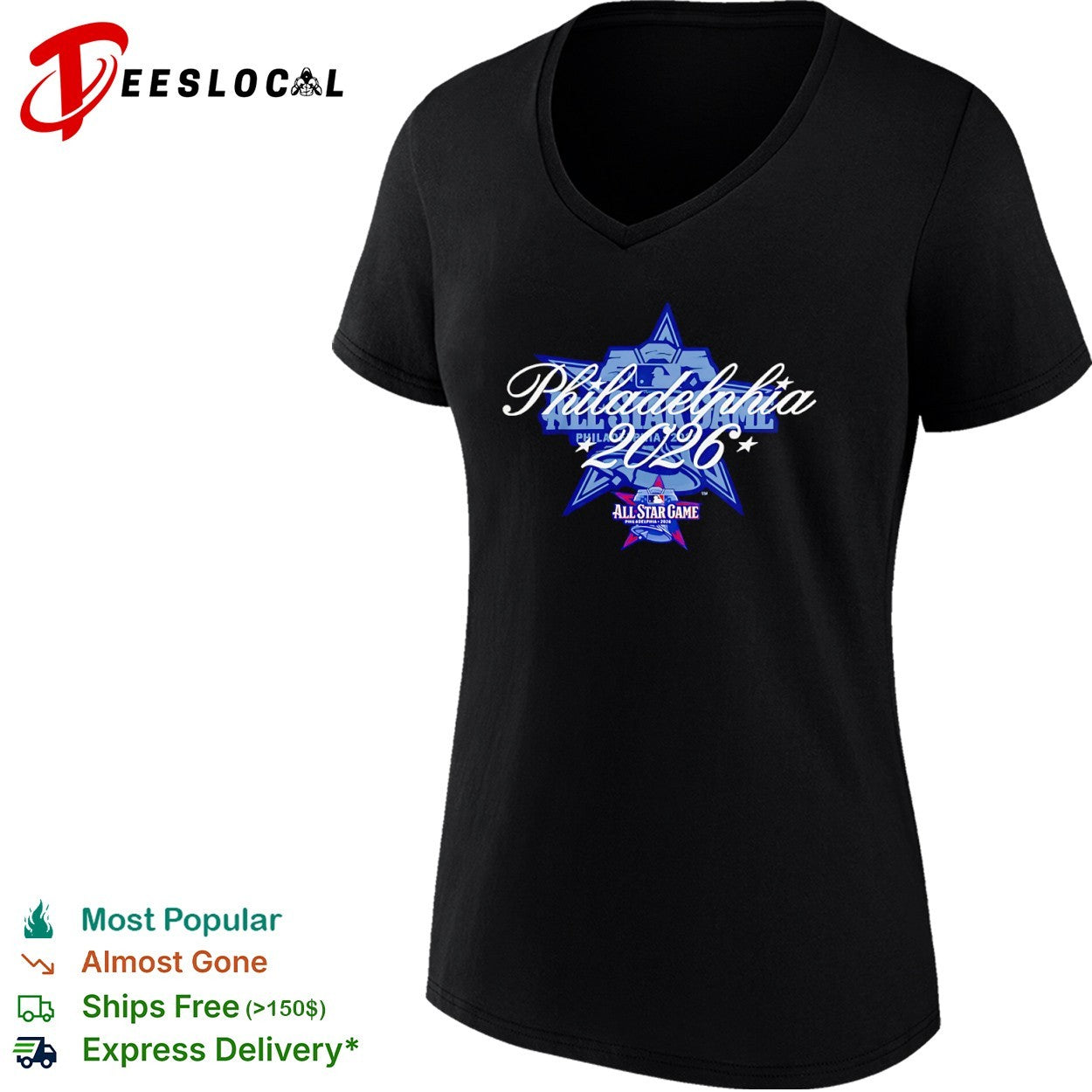 Philadelphia MLB All Star Game 2026 bell star shirt