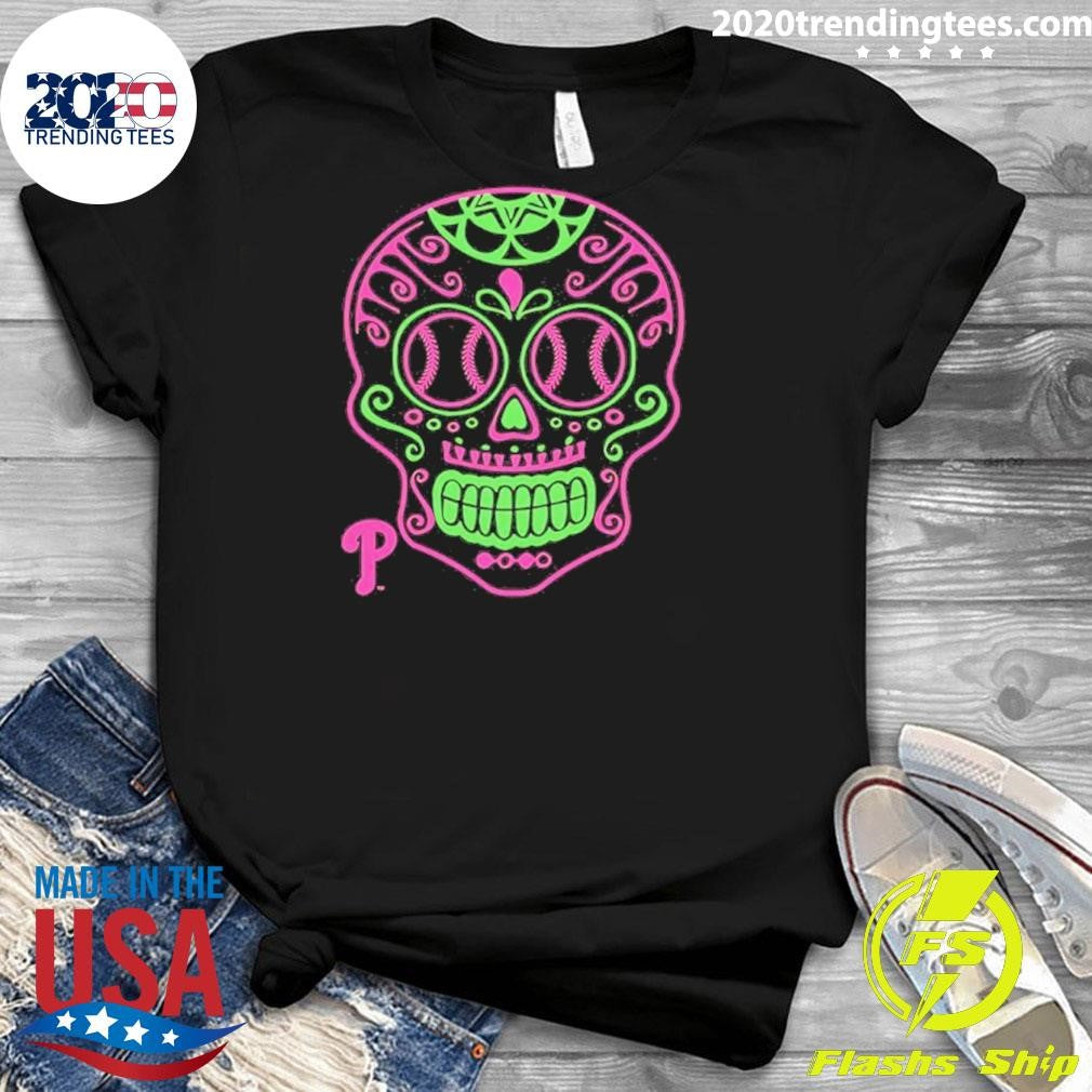 Philadelphia Phillies Sugar Skull Shirt