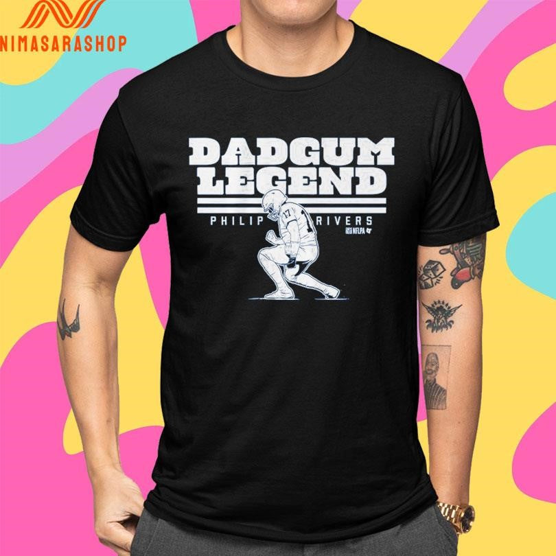 Philip Rivers Dadgum Legend Indianapolis Colts Shirts