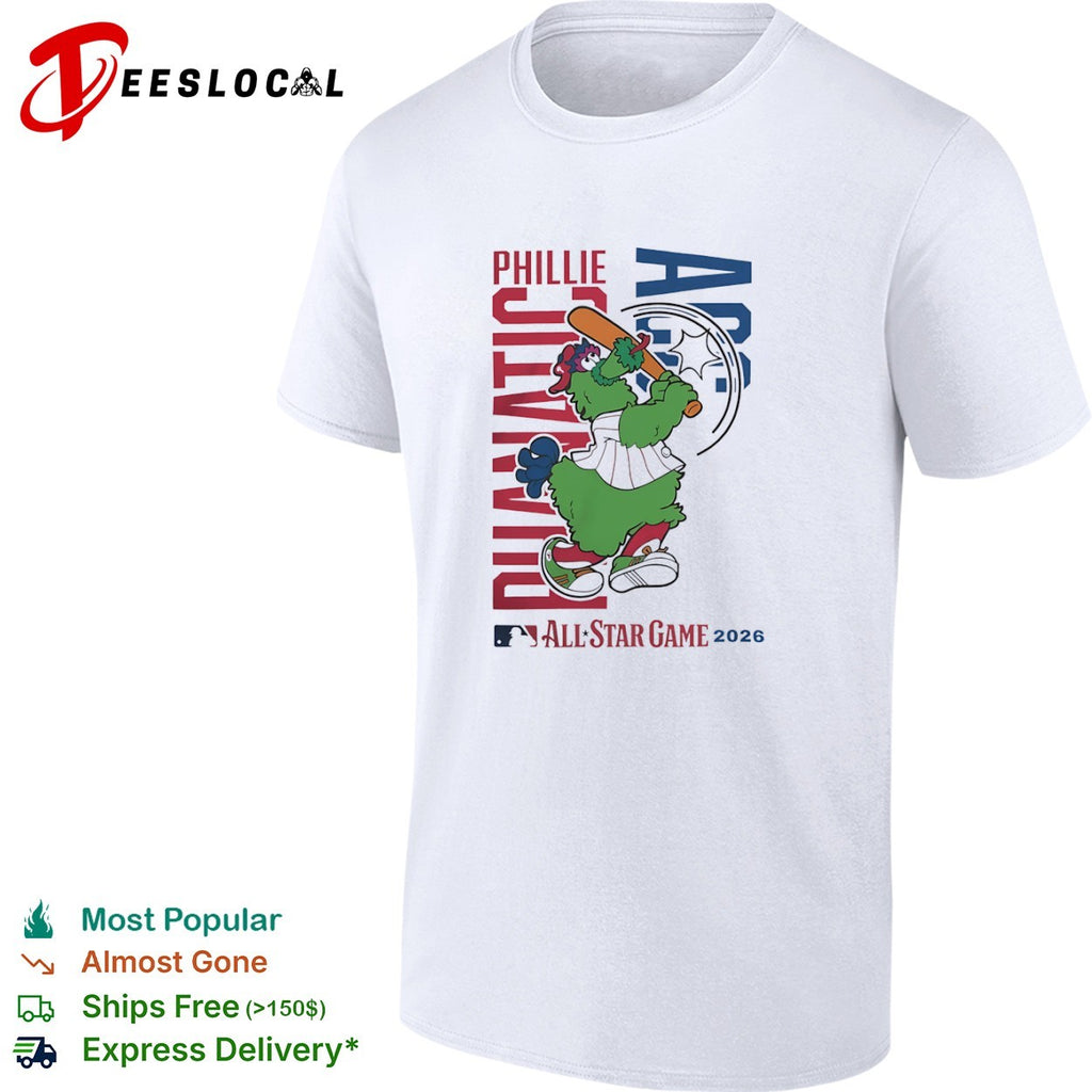 Phillie Phanatic Philadelphia Phillies MLB All Star Game 2026 mascot baseball shirt