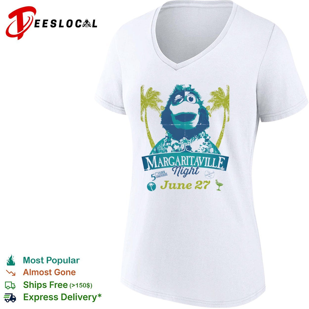 Philly Phanatic Margaritaville Night June 27 5 oclock somewhere mascot shirt