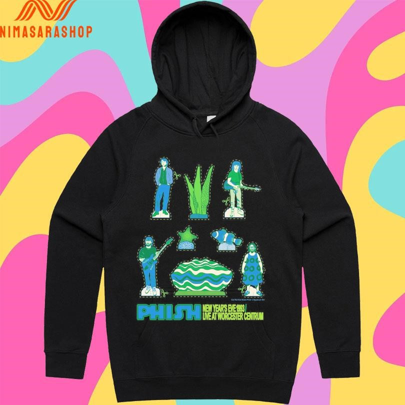 Phish New Year’s Eve 1993 Live At Worcester Centrum Cut Out And Build Phish’s Aquarium Set Shirts