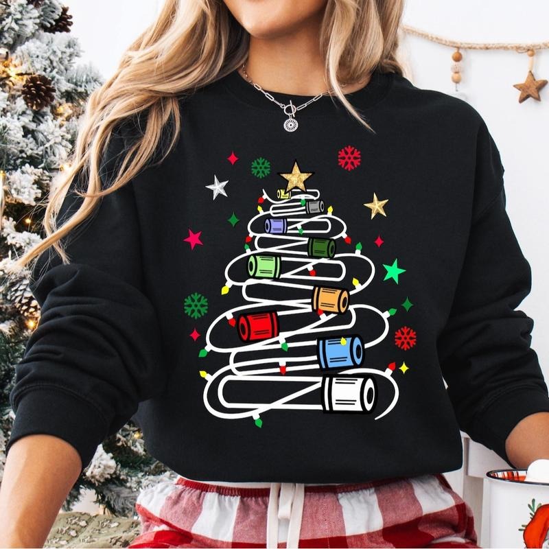 Phlebotomy Christmas Sweatshirt, Funny Medical Assistant Holiday Shirt, Cute Lab Tech Phlebotomist Xmas Shirt, Phleb Tech...