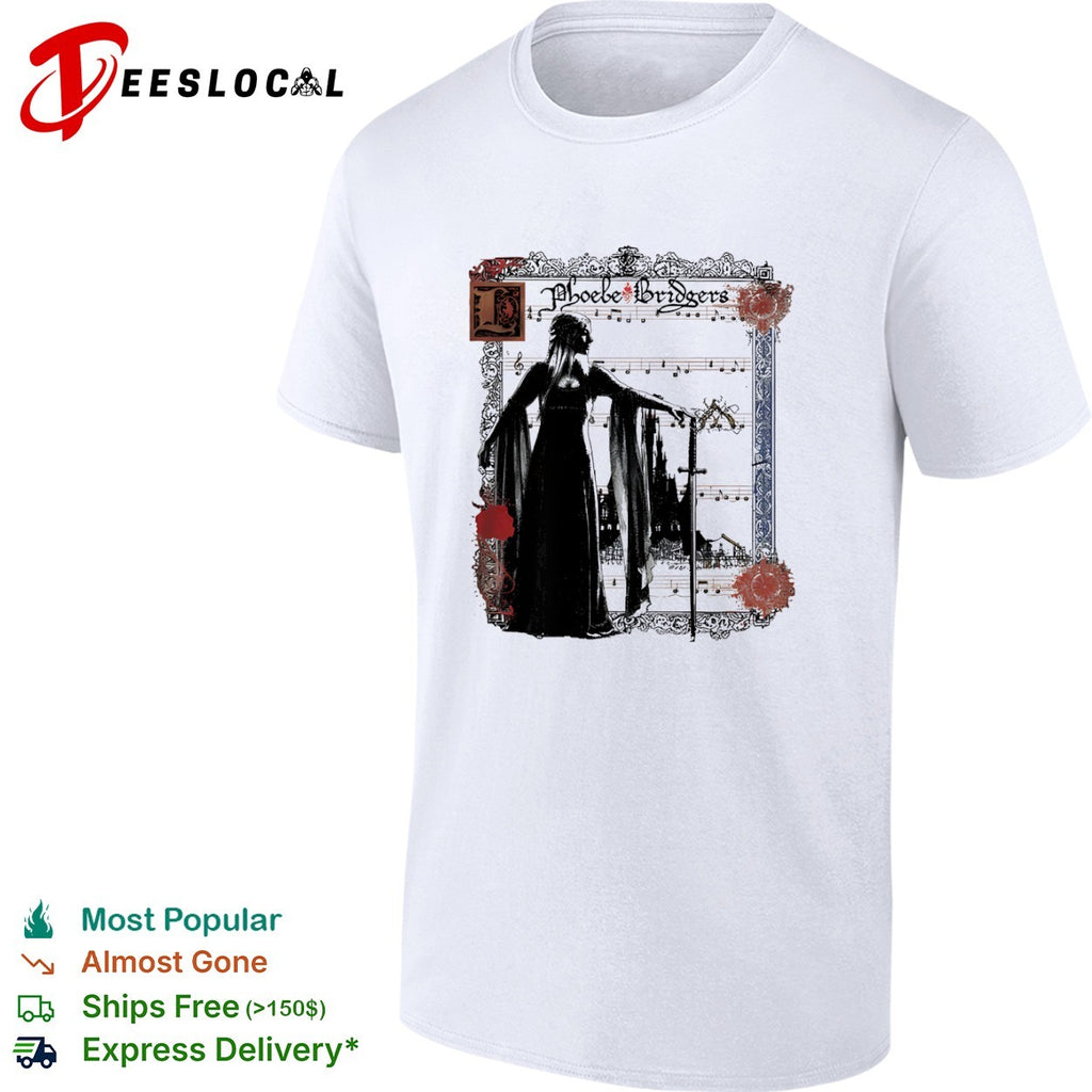 Phoebe Bridgers Medieval Fantasy Castle Sword Music shirt