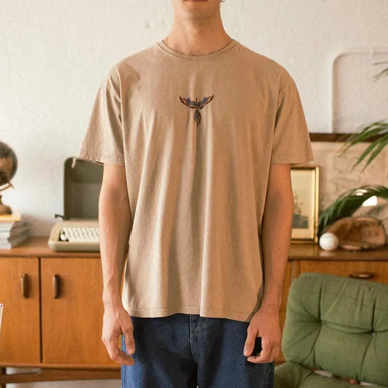 Phoenix Graphic Printed Mens Retro T-shirt , T-Shirt For Unisex , Gift For Men , Gift For Women Menswear Top Hoodie...