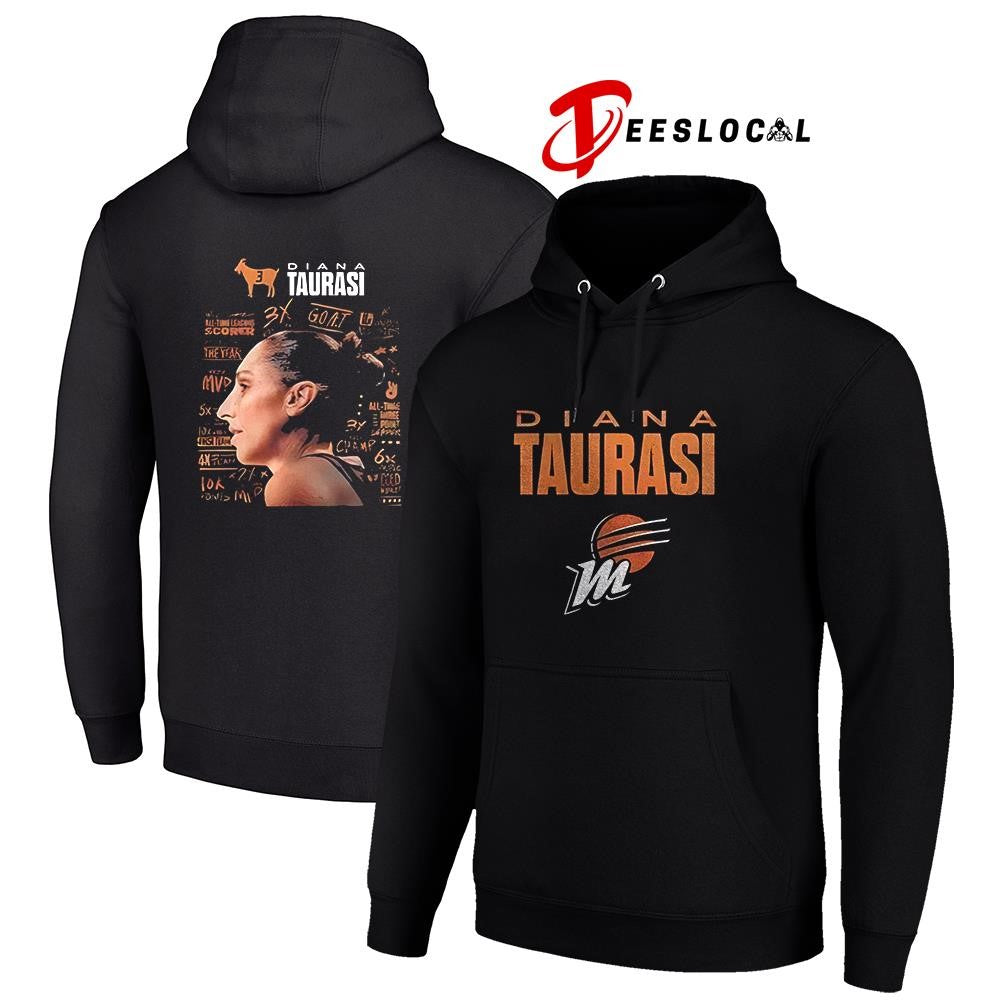 Phoenix Mercury Diana Tauras portrait shirt