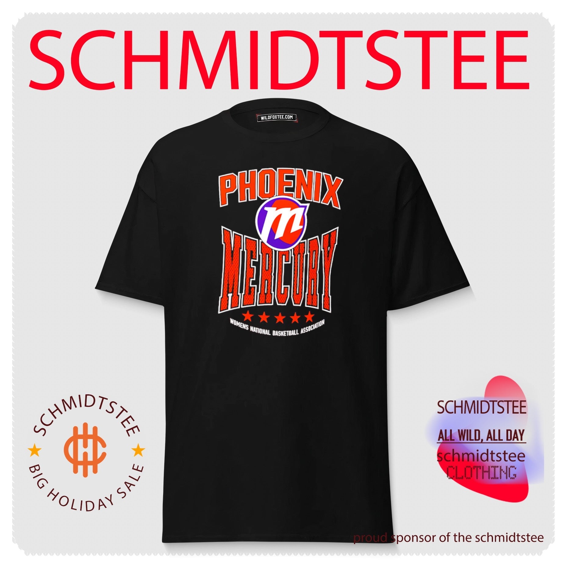 Phoenix Mercury WNBA 2026 Starter Center Squeeze shirt