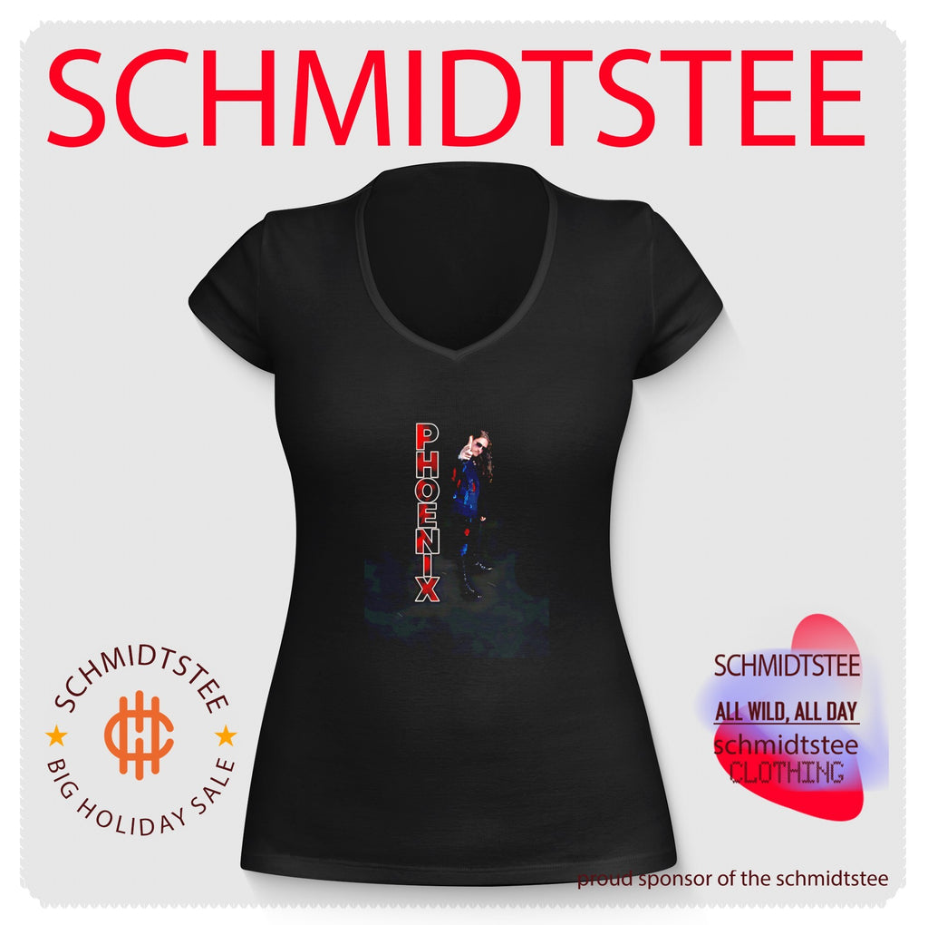 Phoenix vertical red text shirt