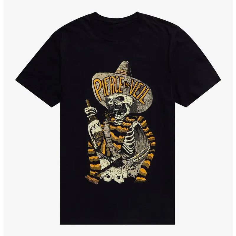 Pierce The Veil Bandito Skeleton T-Shirt Hoodie, Sweatshirt | PrintMintTees.com