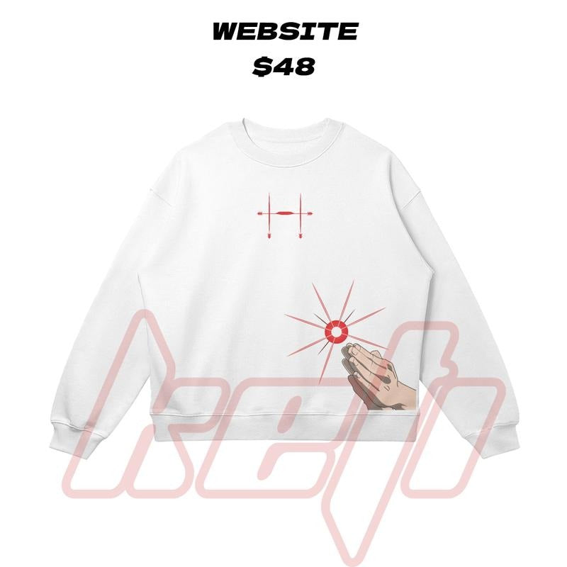 'Piercing Blood' Choso Heavyweight Oversized Sweatshirt Casual Crewneck JuJutsu Kaisen Shirt Hoodie | PrintMintTees.com