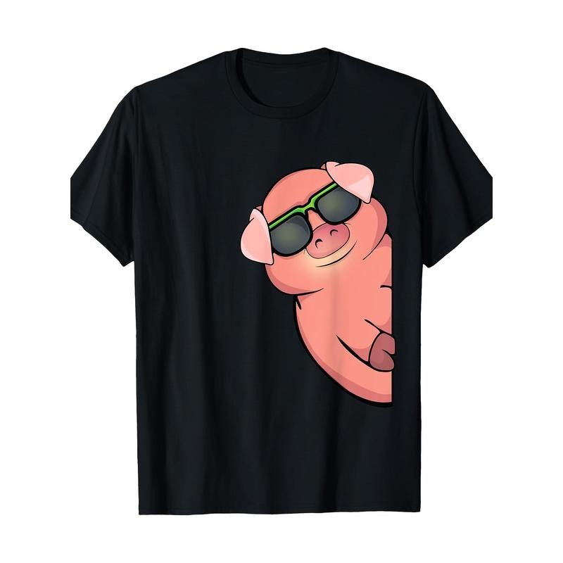 Pig Lover Women Men Swine Farm Animals Pet Pig T-Shirt-100% Cotton - 220g made in usa Hoodie Sweatshirt | PrintMintTees.com