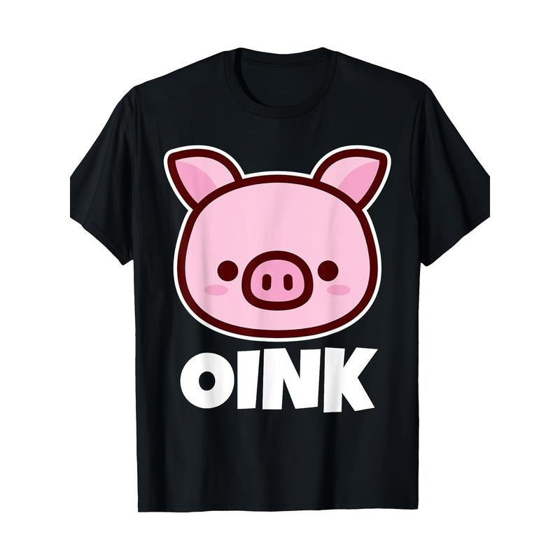 Pig Shirt Pig Lover T-Shirt-100% Cotton - 220g made in usa Hoodie Sweatshirt | PrintMintTees.com